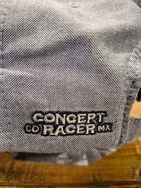 Snap light Blue Denim Concet Racer