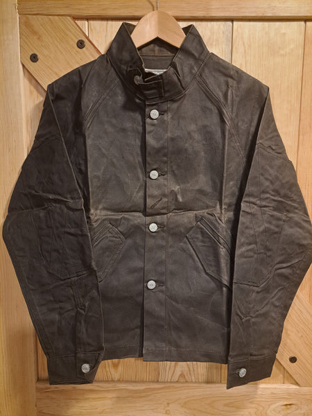 Black Waxed canvas Work Overshirt - Concept Racer