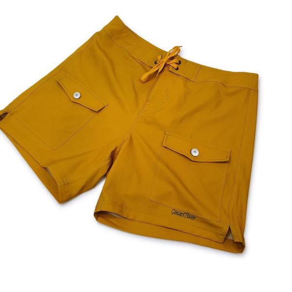 Vintage Mustard Boardshorts - Concept Racer