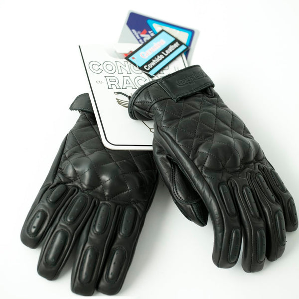 Black Waterproof/Breathable Gloves - Concept Racer