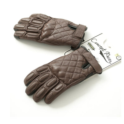 Brown Waterproof/Breathable Gloves - Concept Racer
